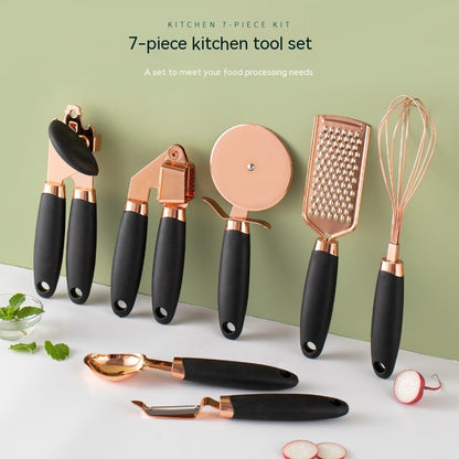 Kitchen Peeler Gadget Copper Plating Set