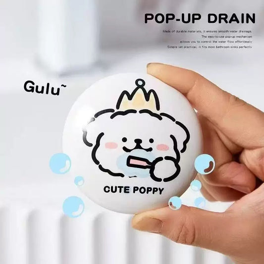 Cute Ceramic Pop-Up Drain Stopper