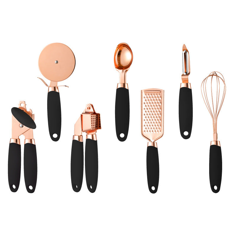 Kitchen Peeler Gadget Copper Plating Set