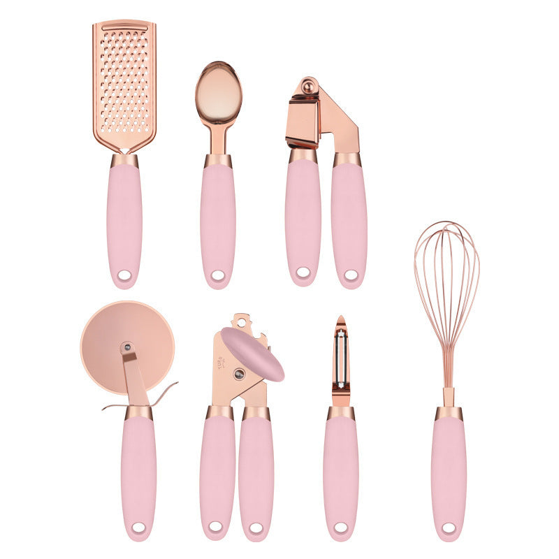 Kitchen Peeler Gadget Copper Plating Set