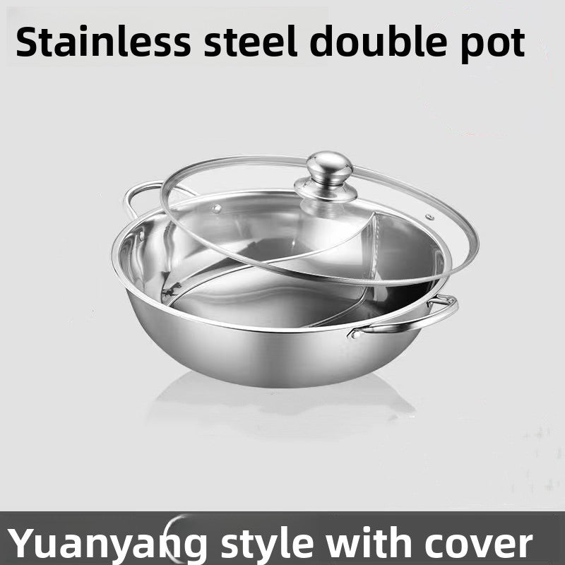 Stainless steel pot