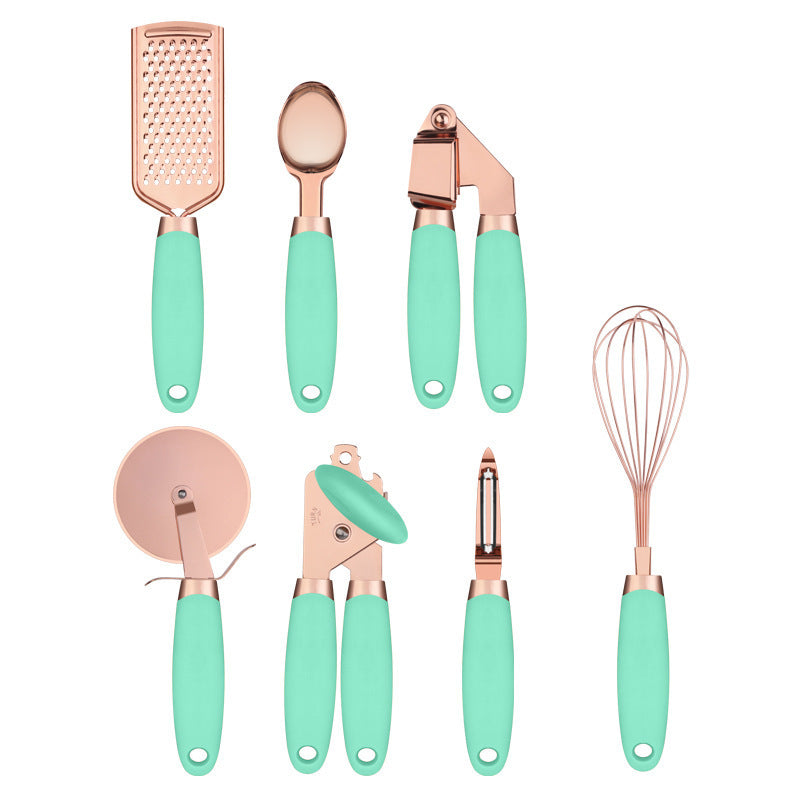 Kitchen Peeler Gadget Copper Plating Set