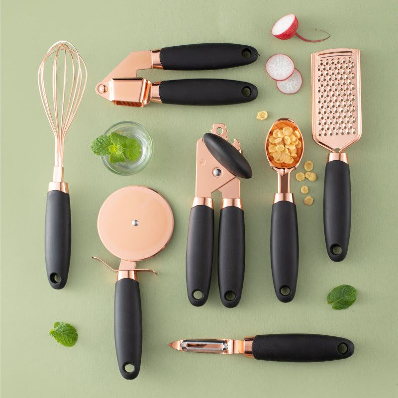 Kitchen Peeler Gadget Copper Plating Set