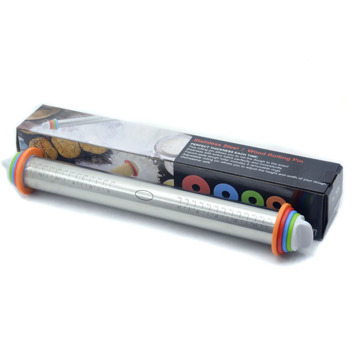 Stainless Steel Adjustable Rolling Pin