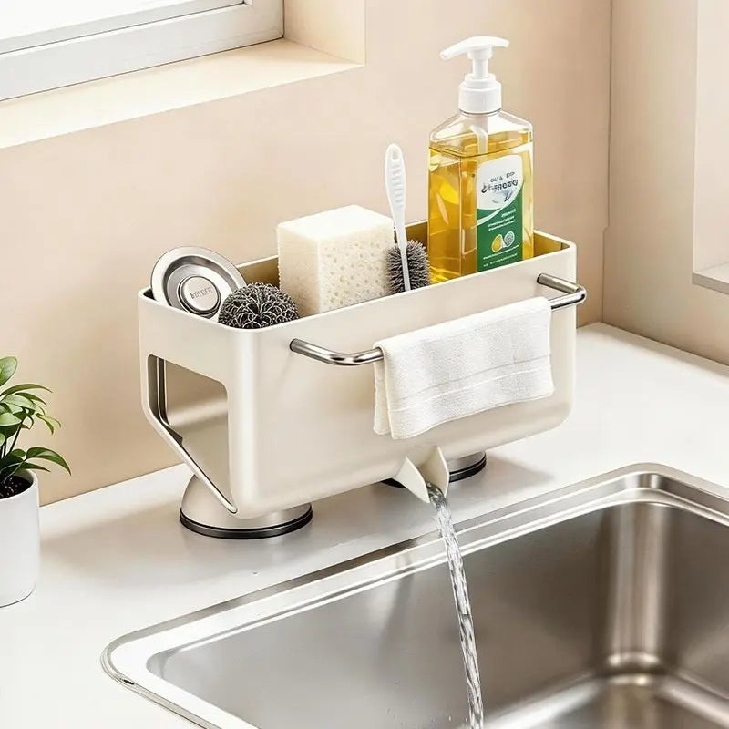 Self-Draining Sink Organizer