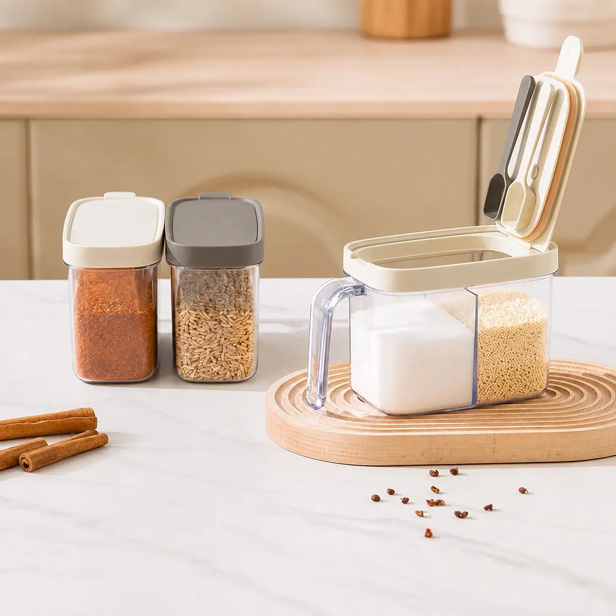 A tiny, tidy home for every flavor.