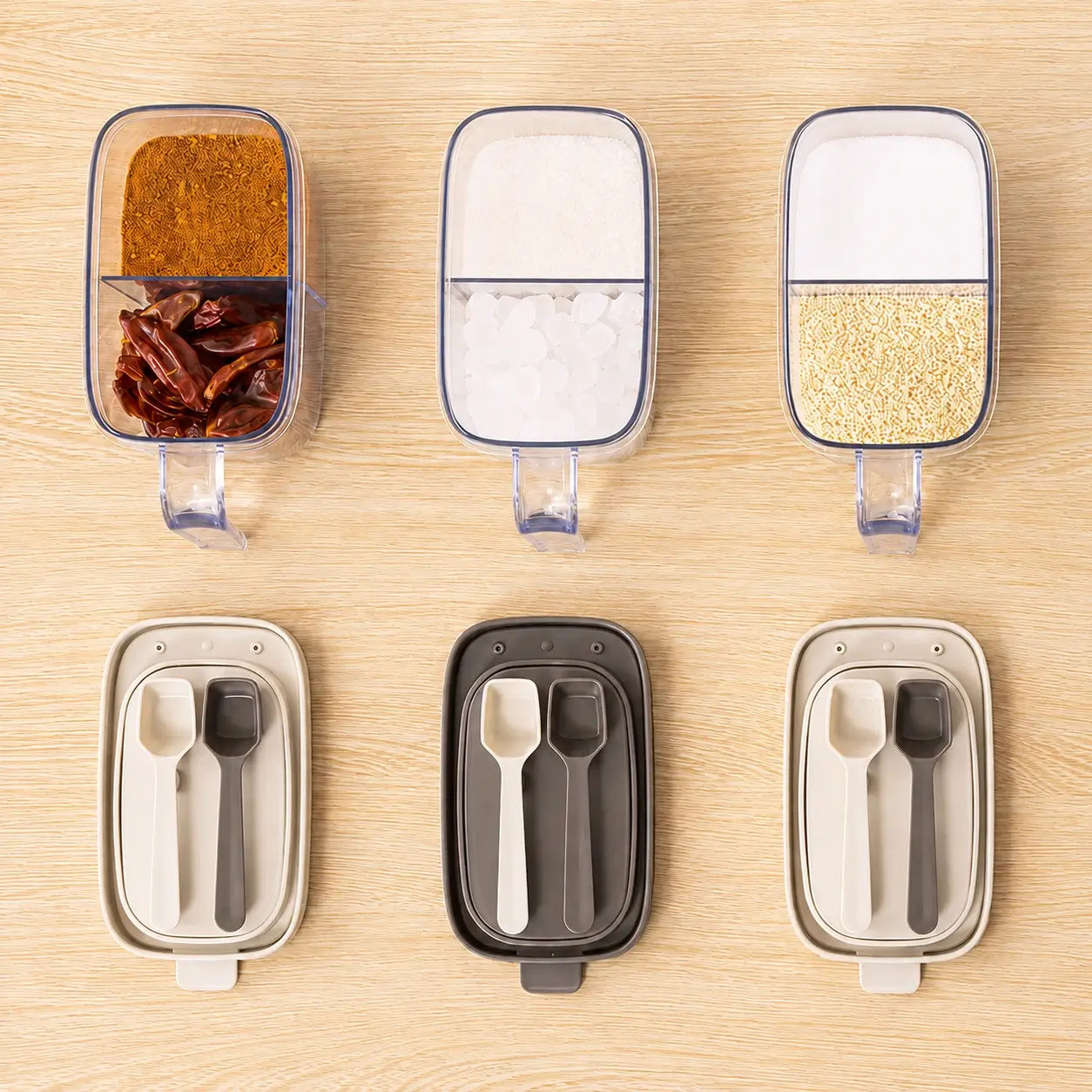 Each flavor, its own scoop.