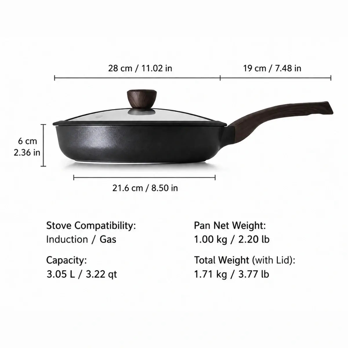 FlatBase Precision Frying Pan