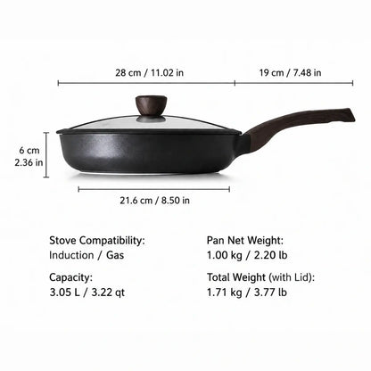 FlatBase Precision Frying Pan