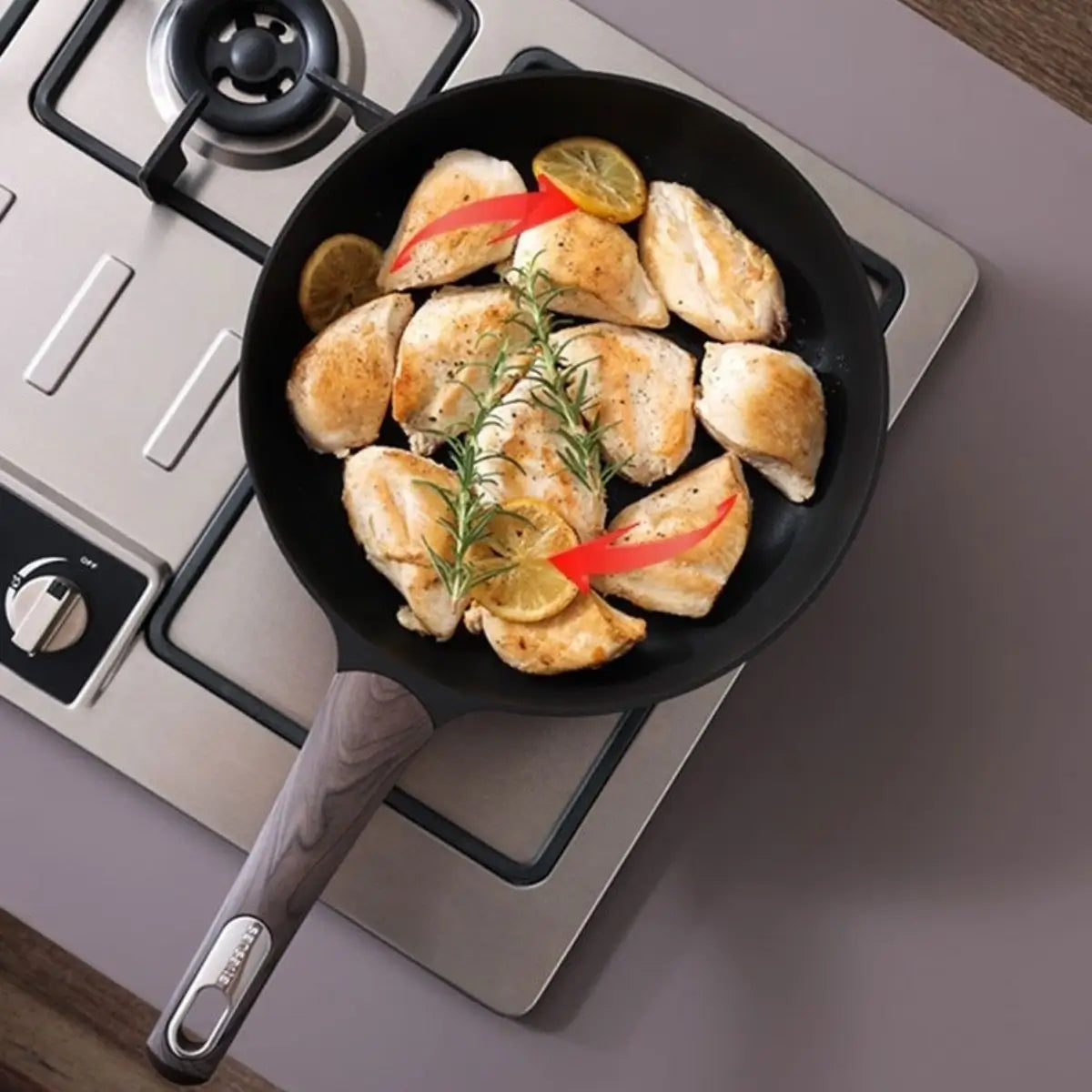 FlatBase Precision Frying Pan