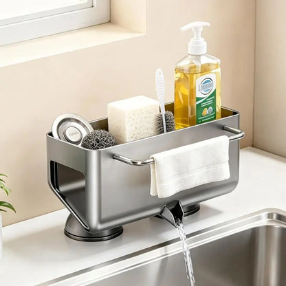 Self-Draining Sink Organizer