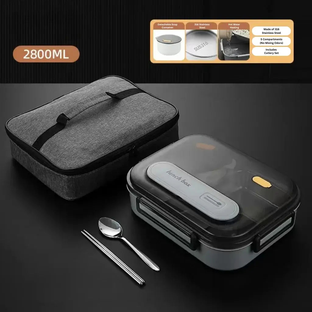 Premium Stainless Steel Lunch Box Set