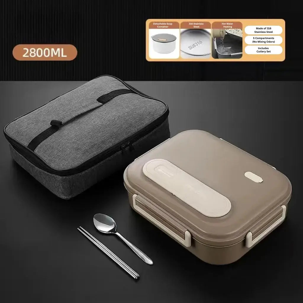 Premium Stainless Steel Lunch Box Set