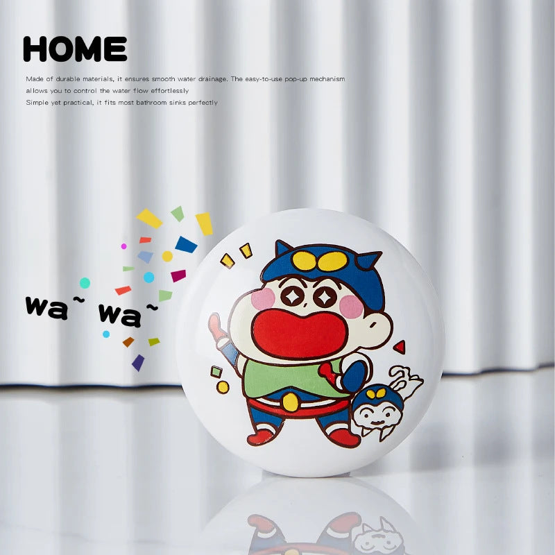 Cute Ceramic Pop-Up Drain Stopper