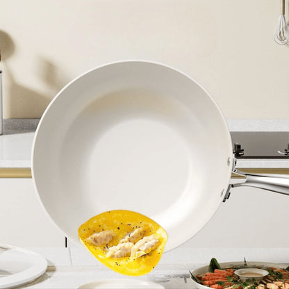 Pebble ceramic glaze non-stick pan