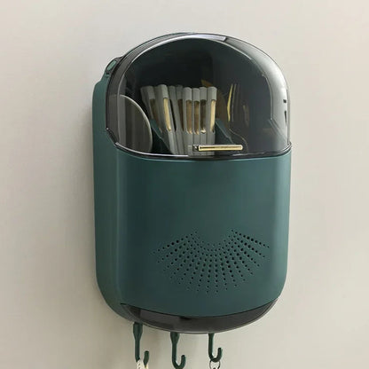 Wall Mount Tableware Storage Holder