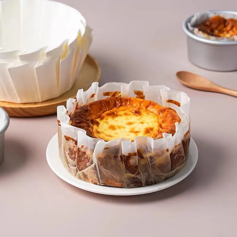 Pre-Cut Cheesecake Paper Molds