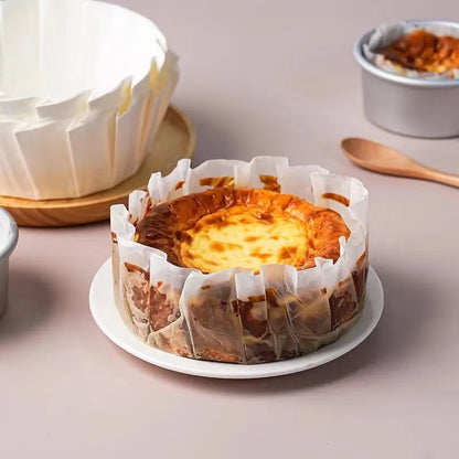 Pre-Cut Cheesecake Paper Molds