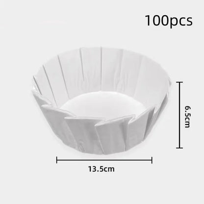Pre-Cut Cheesecake Paper Molds
