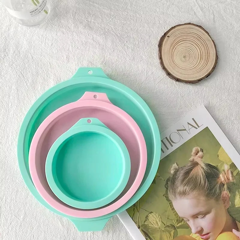 Silicone Cake Mold Set – 4, 6, 8 Inch