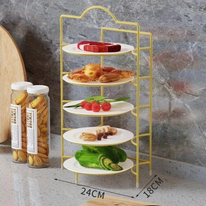 Multilayer Dish & Shelf Organizer