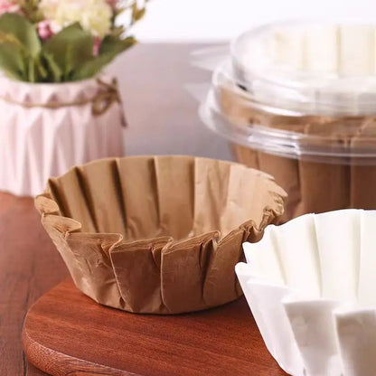 Pre-Cut Cheesecake Paper Molds