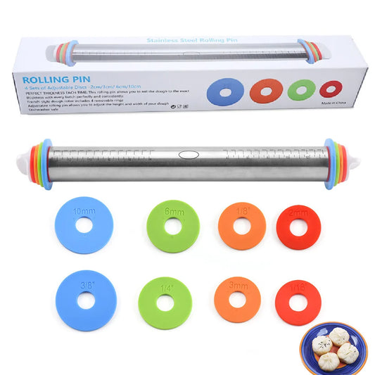Stainless Steel Adjustable Rolling Pin