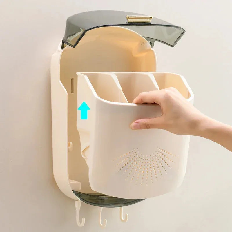 Wall Mount Tableware Storage Holder