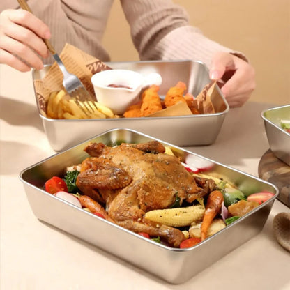 Stainless Steel Food Tray