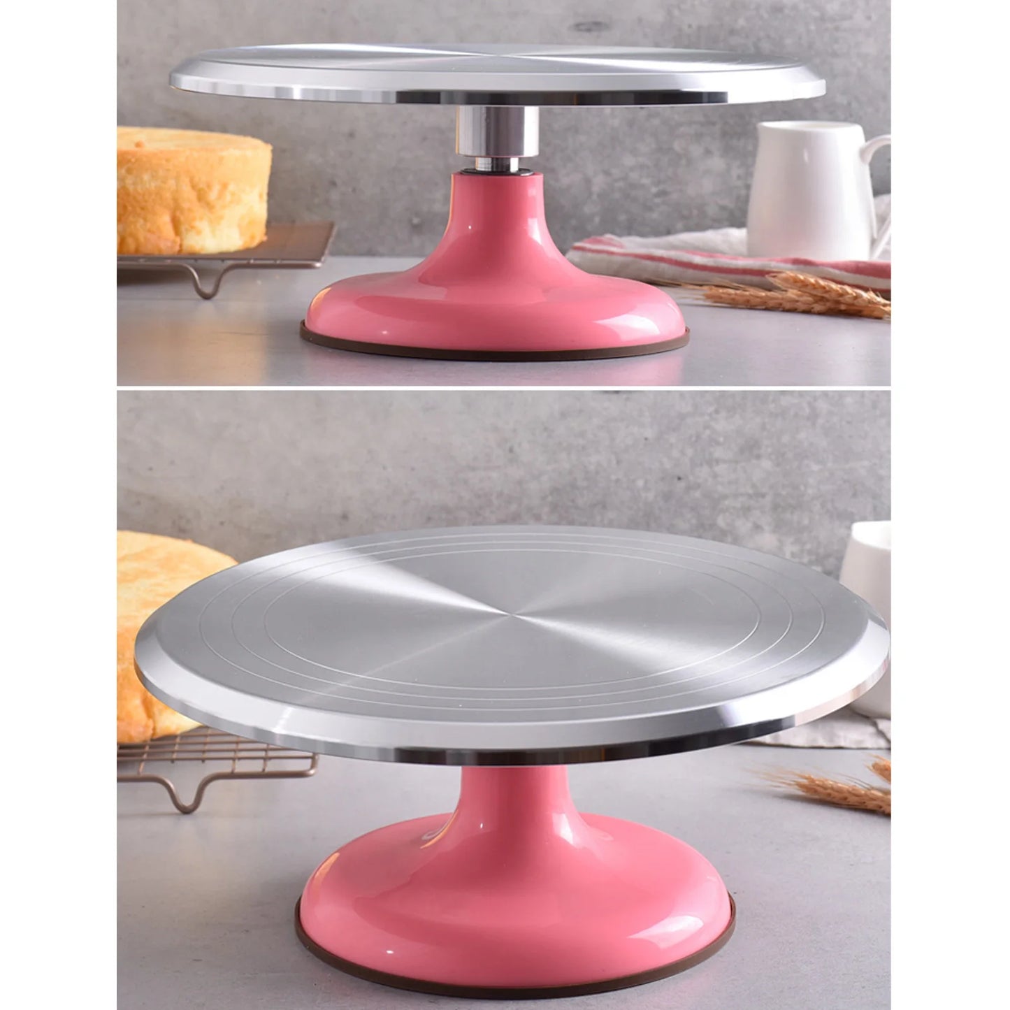 Revolving Cake Decorating Stand