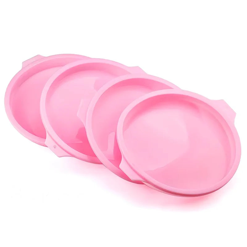 Silicone Cake Mold Set – 4, 6, 8 Inch