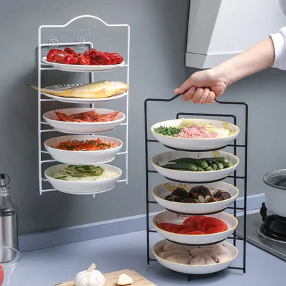 Multilayer Dish & Shelf Organizer