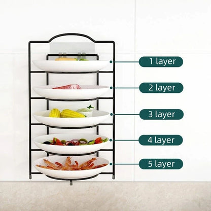 Multilayer Dish & Shelf Organizer
