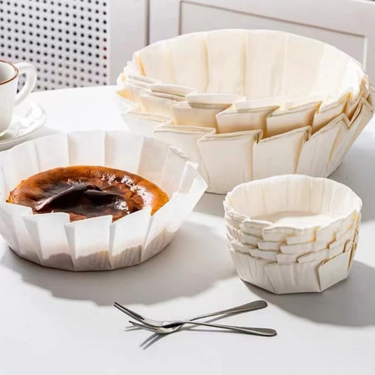 Pre-Cut Cheesecake Paper Molds