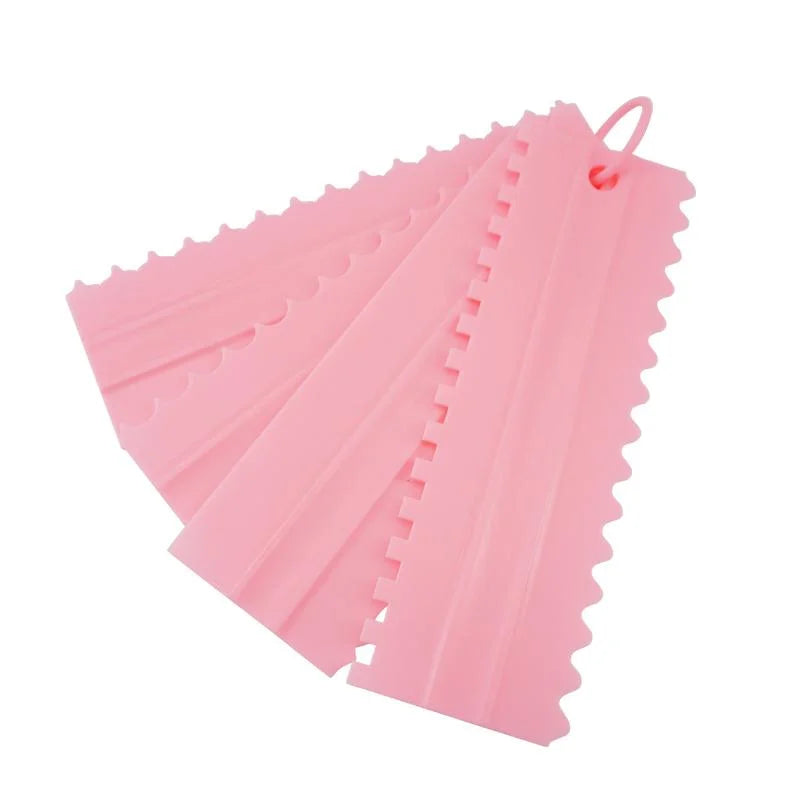 4PCS/Set Professional Cake Scraper