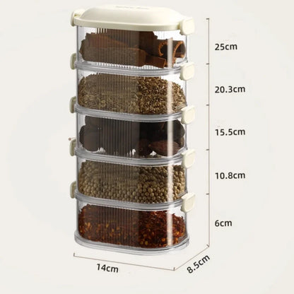 Portable Multi-Layer Food Storage