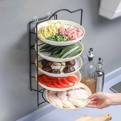 Multilayer Dish & Shelf Organizer
