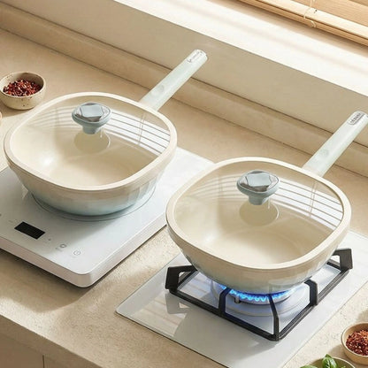 Stone Grain Non-Stick Deep Skillet