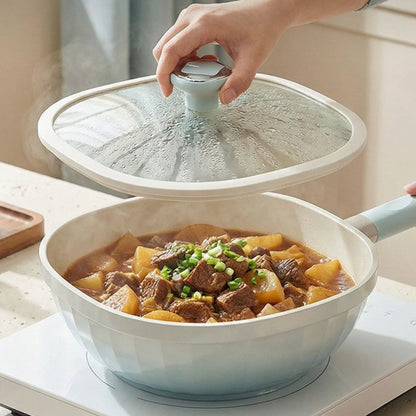 Stone Grain Non-Stick Deep Skillet