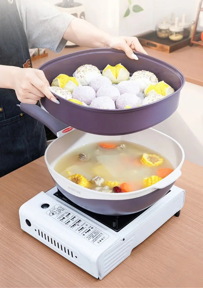 Three cooking zones
