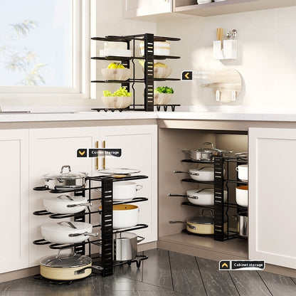 Removable Folding Multi-functional Kitchen Rack