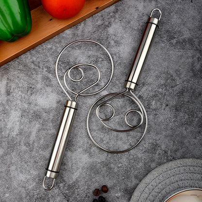 Stainless Steel Danish dough whisk