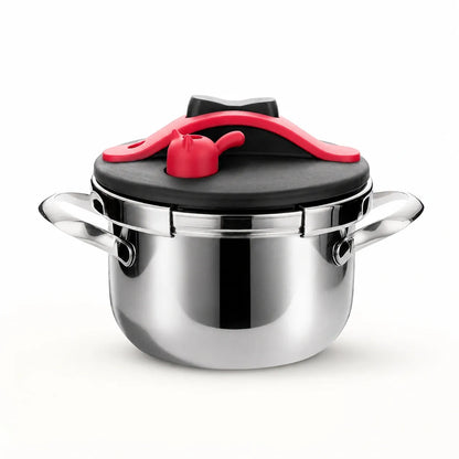 Black Cherry compact 2.6 liter pressure cooker