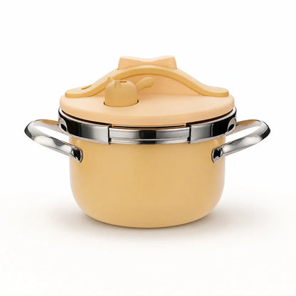 Mousse Yellow compact 2.6 liter pressure cooker