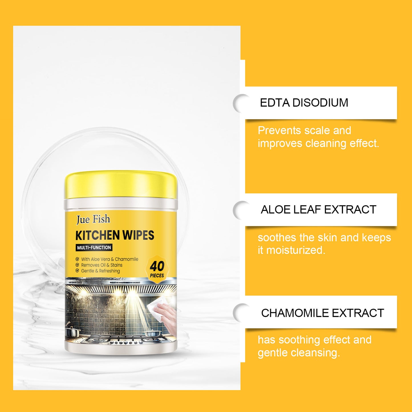 Multifunctional Premium Kitchen Wipes