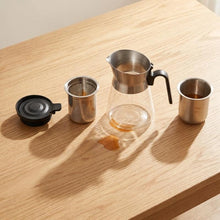 PressBrew glass teapot removable brewing components