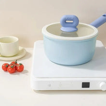Pot on an electric cooktop