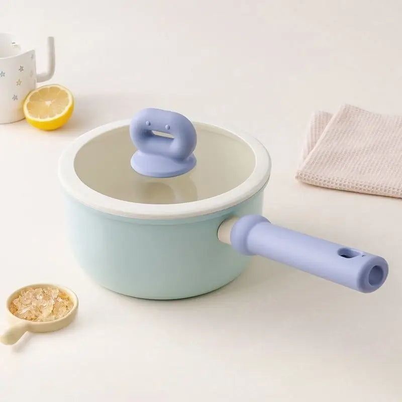 Little Blue Ceramic Pot in a bright kitchen