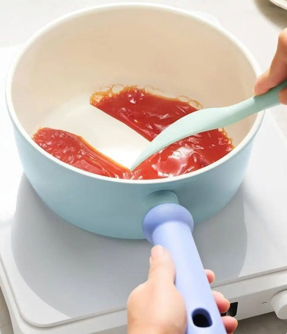 Sauce releasing from the ceramic-coated cooking surface
