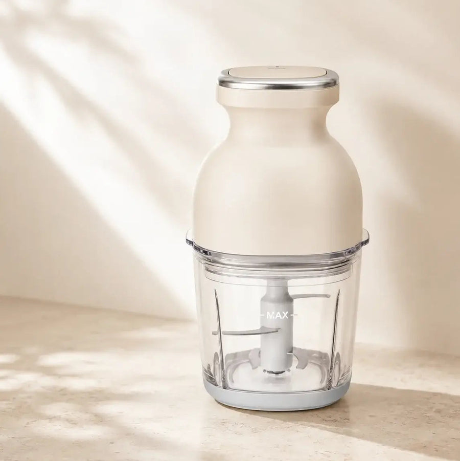 Taylor Brio Premium Cordless Food Chopper in beige